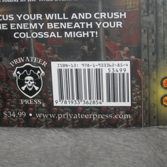 Warmachine RPG Softcover Book Colossals 2409A6 - Picture 3 of 9